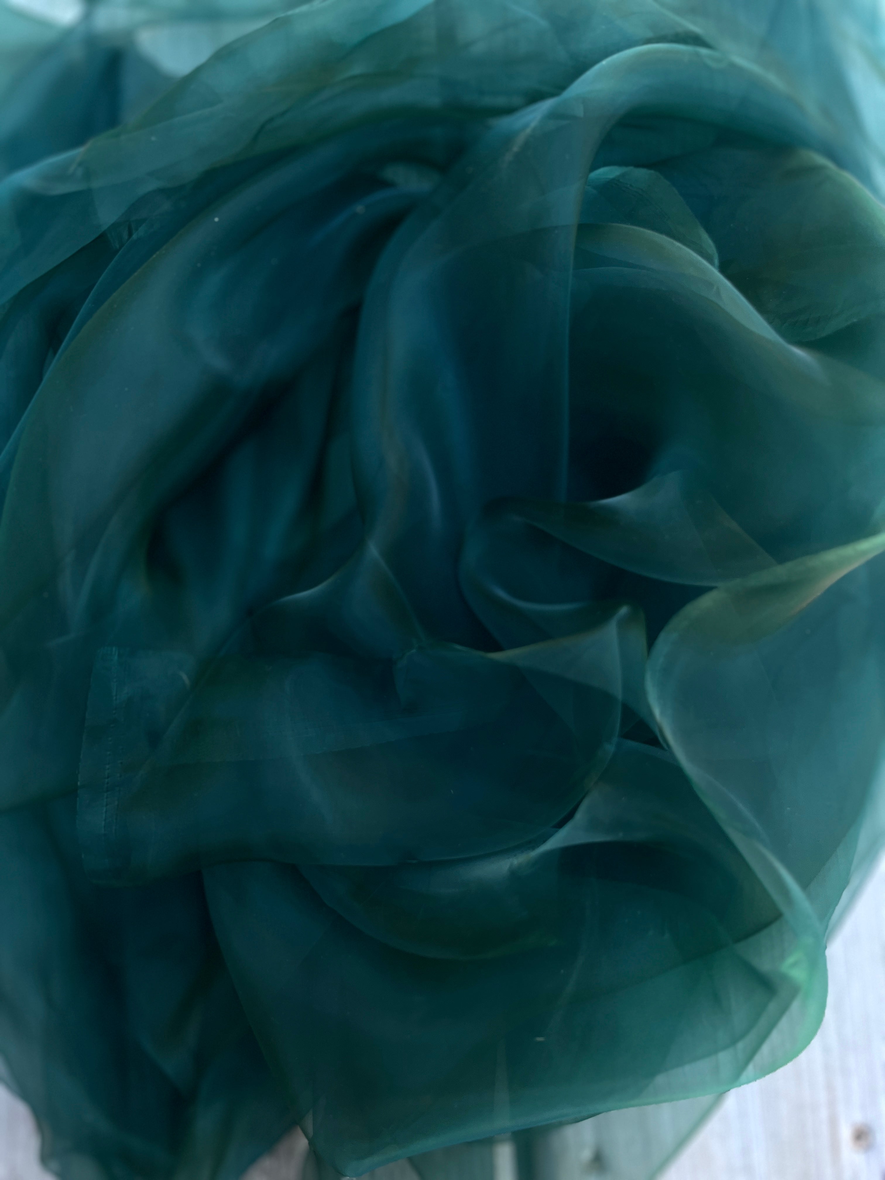 MistVeil Organza, Classic Forest Green Fabric | MistVeil