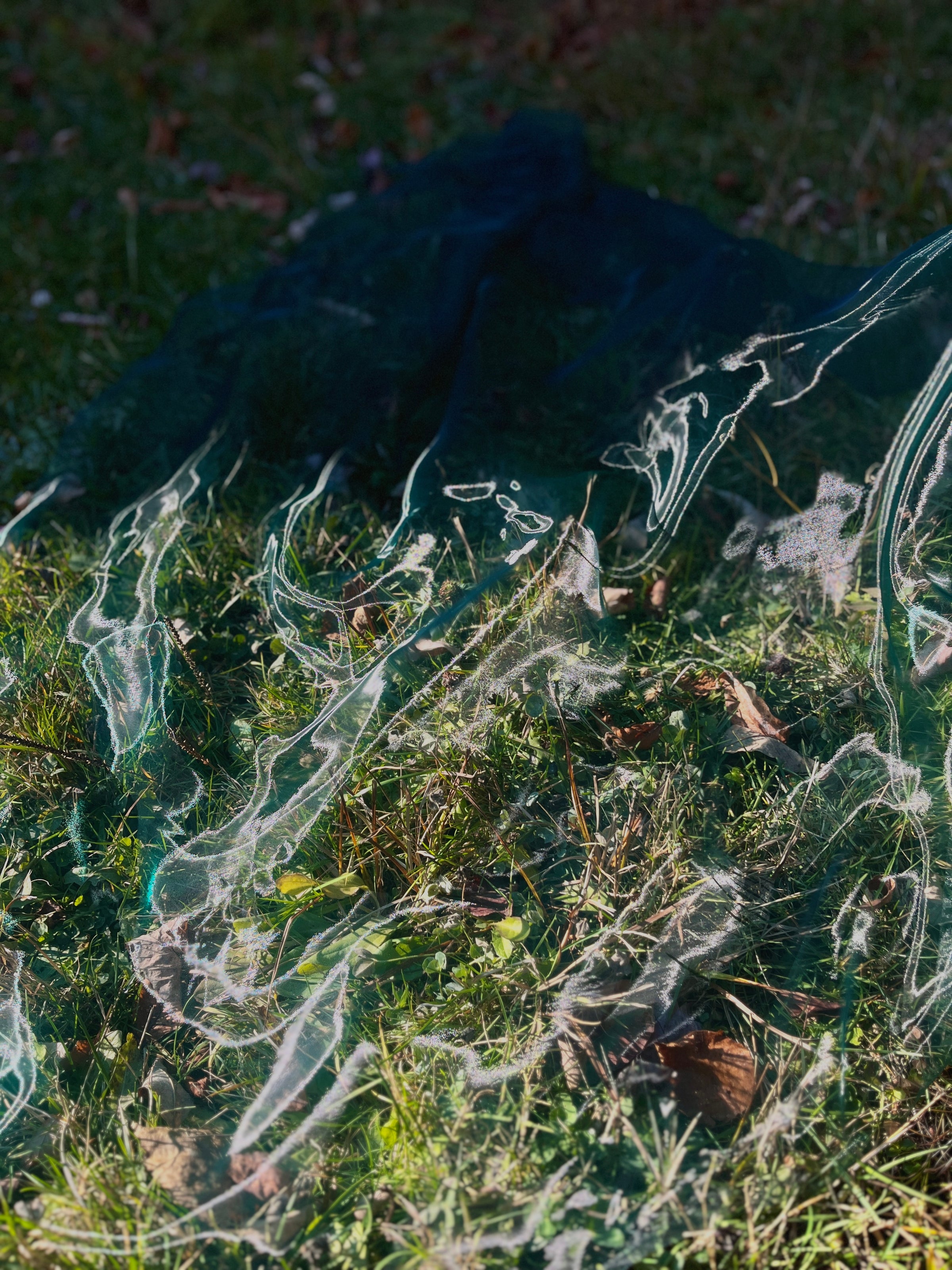 MistVeil Organza, Classic Forest Green Fabric | MistVeil